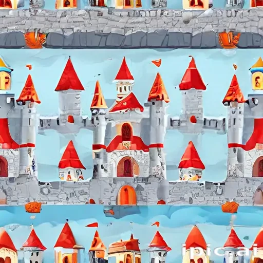 cartoon castle
