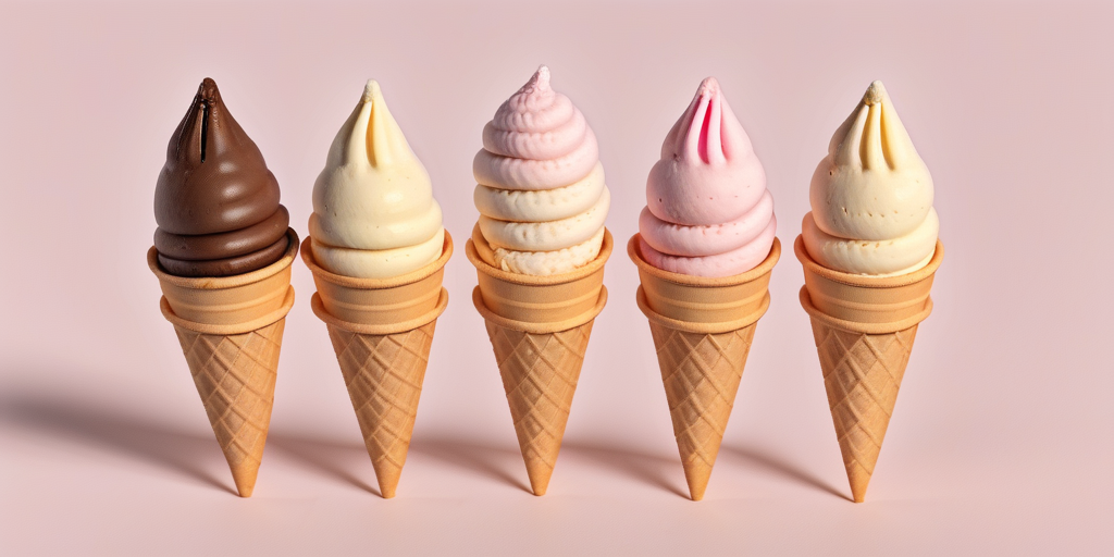 mini ice cream wafer cones