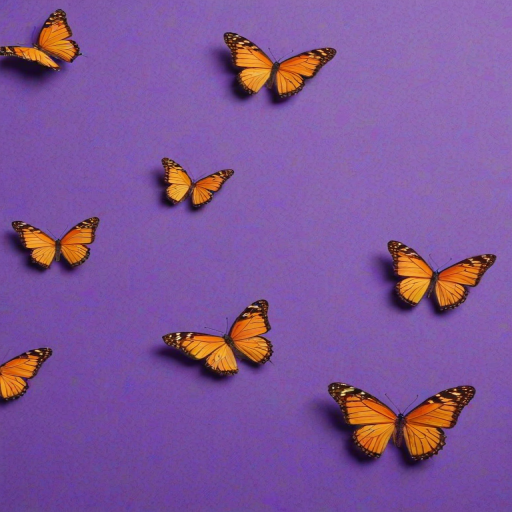butterfly purple background