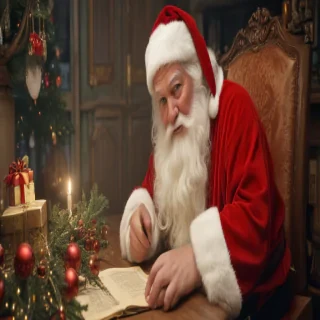 images of vintage santa