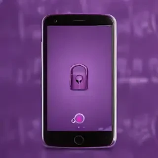 purple lock screen