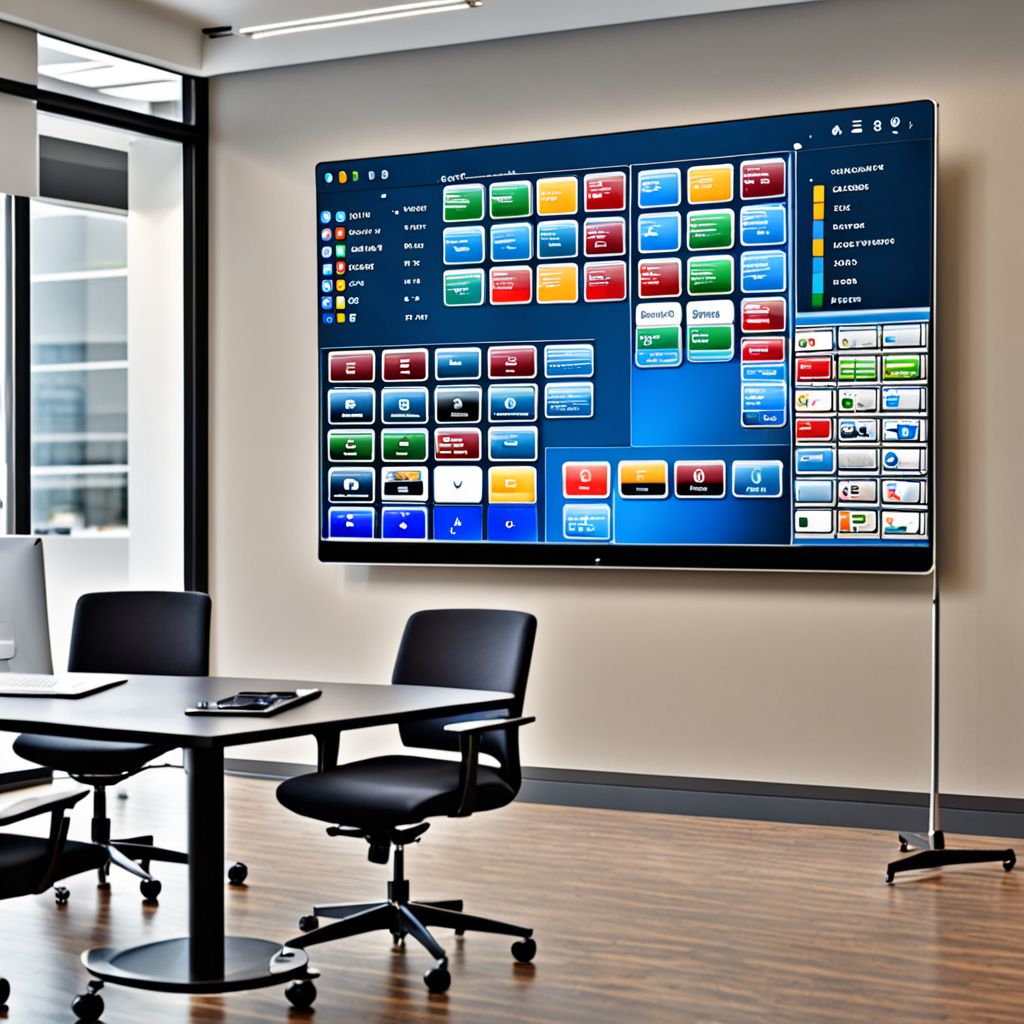 Conference Room Control Graphics create a smart control room that displays the others states meeting on ...