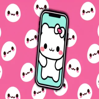 kawaii phone background