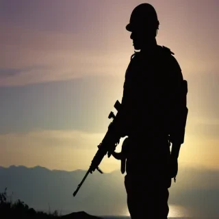 soldier silhouette png