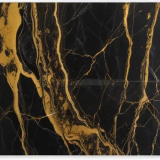 black and gold marble