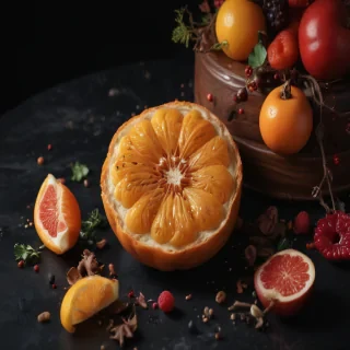 dark background