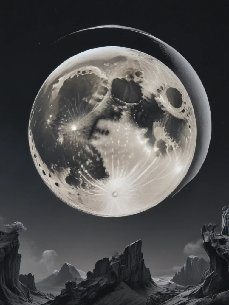 aesthetic moon drawings
