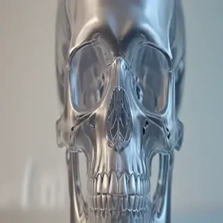 transparent skull