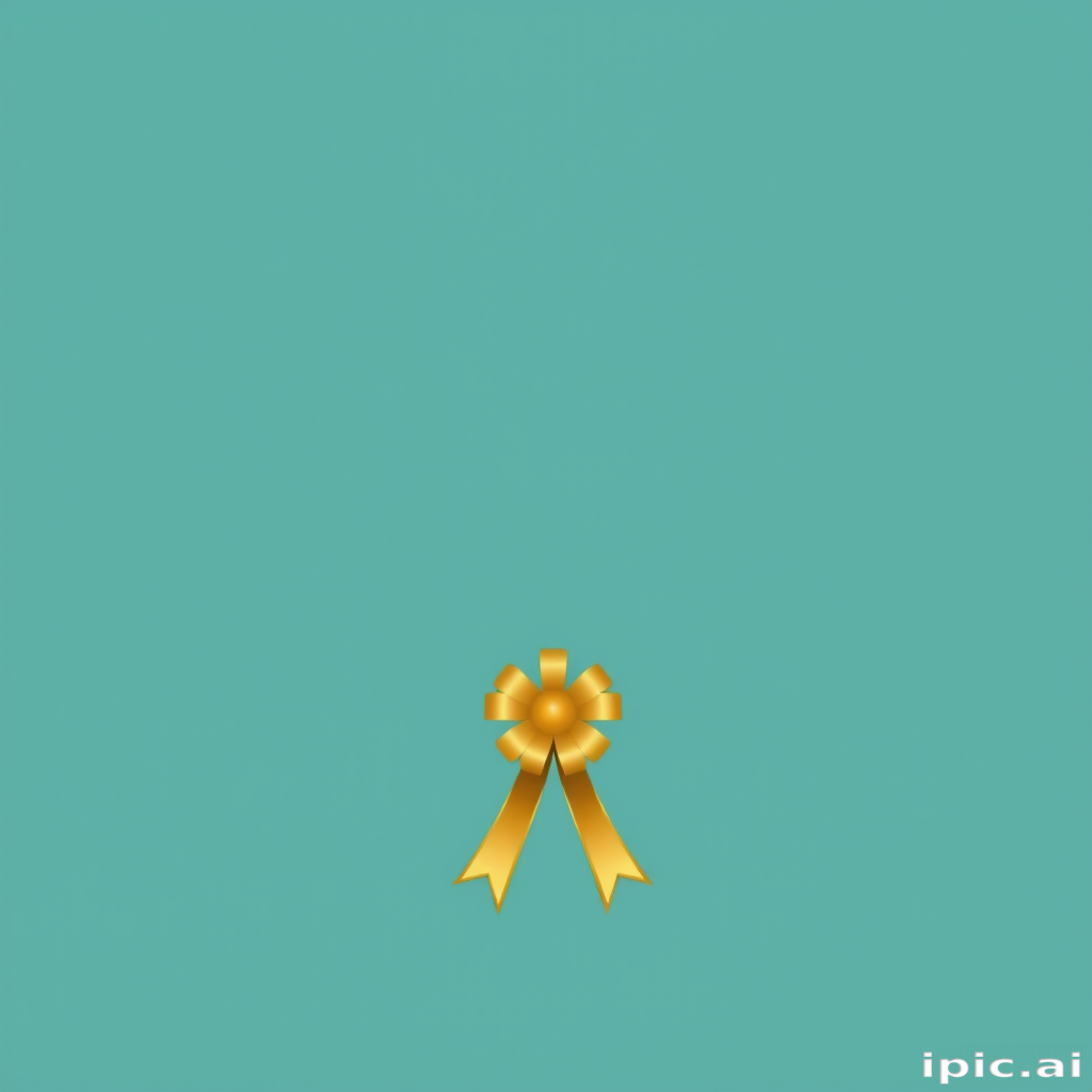 gold ribbon clipart