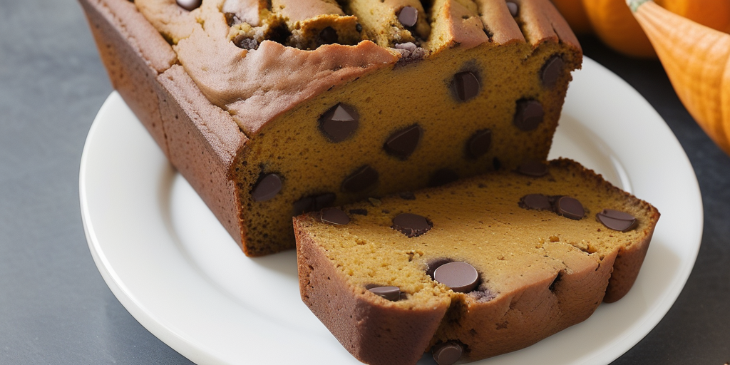 gluten free pumpkin chocolate chip bread