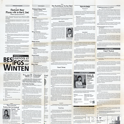 newspaper paper background