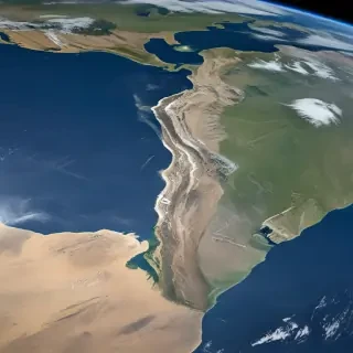 earth from space