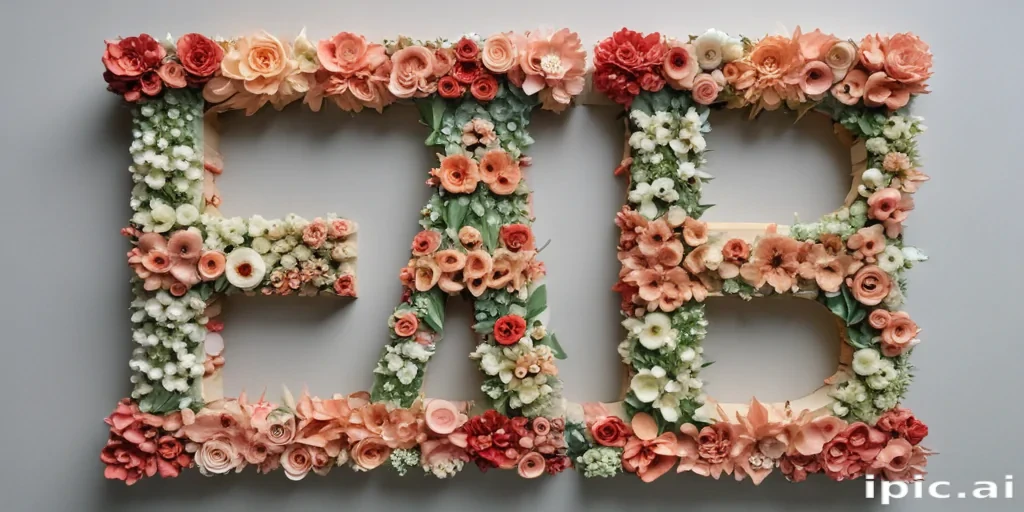 floral letters