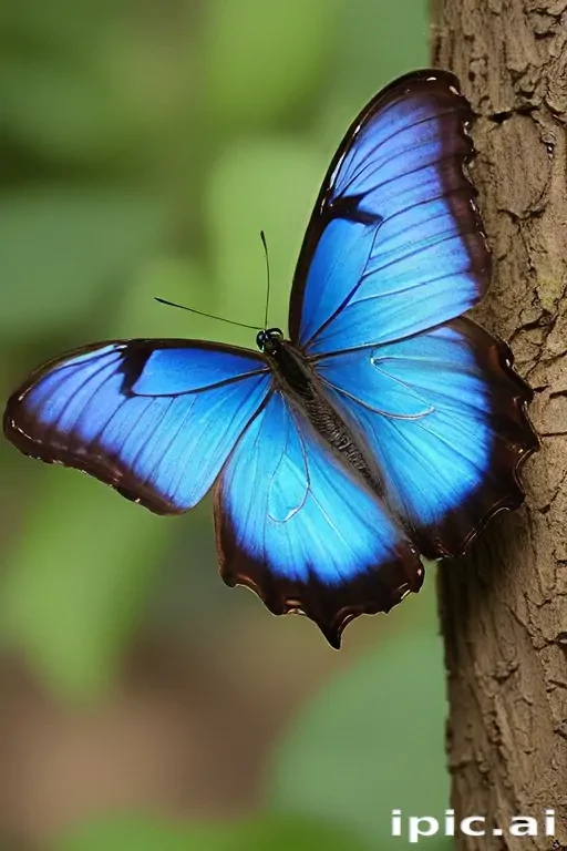 blue morpho butterfly