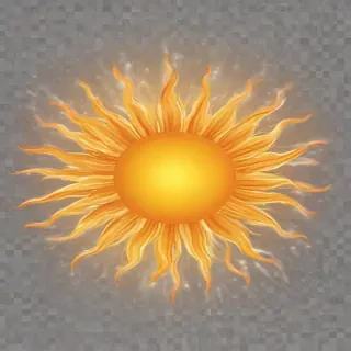sun transparent background