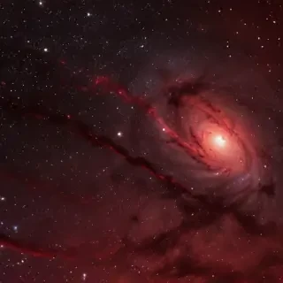 galaxy red wallpaper