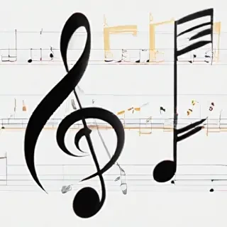 music notes png transparent