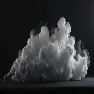 smoke no background