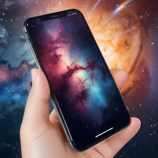 space background phone