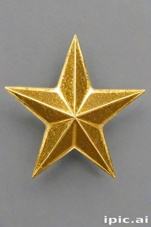 transparent gold star