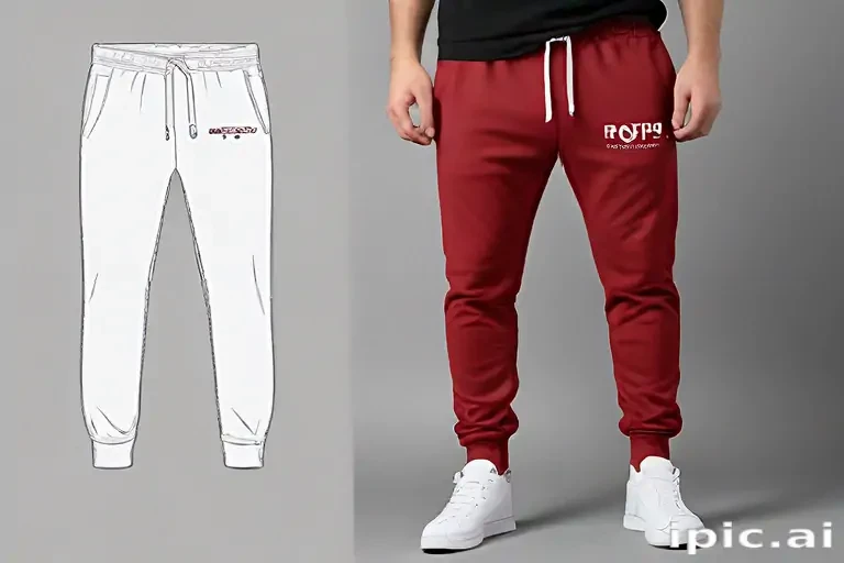 joggers mockup