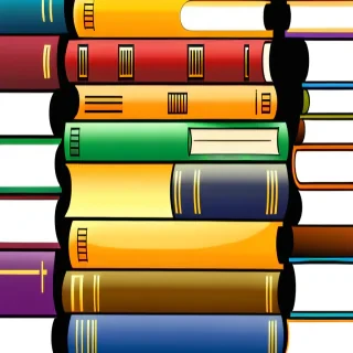 books stacked clipart