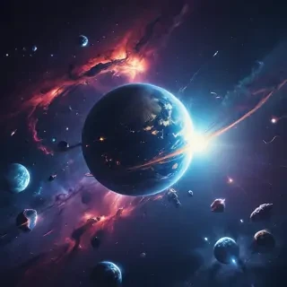 space wallpaper phone
