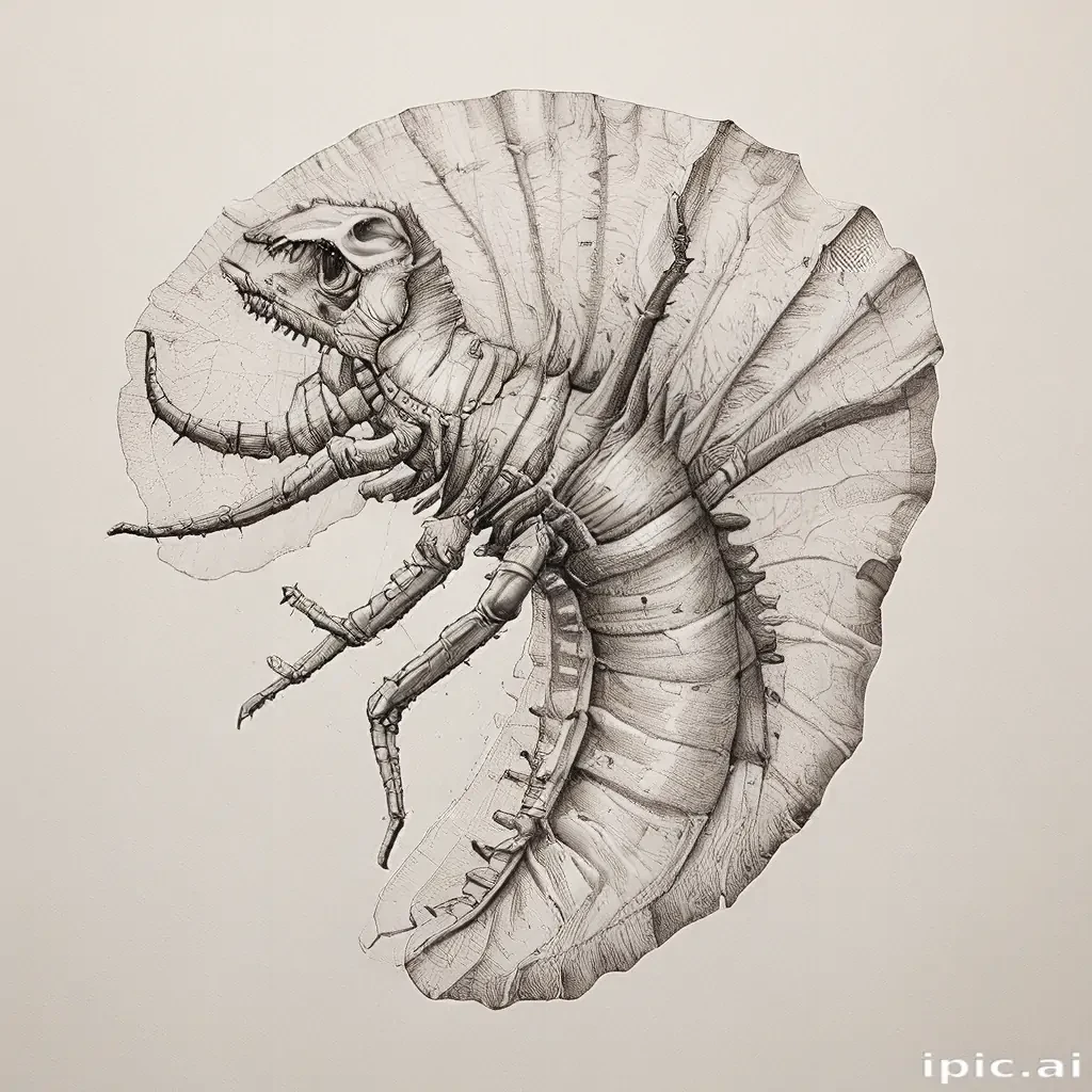 fossil drawing