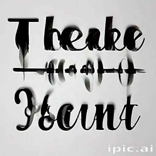 thank you in black and white