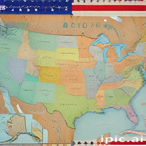 united states of america map