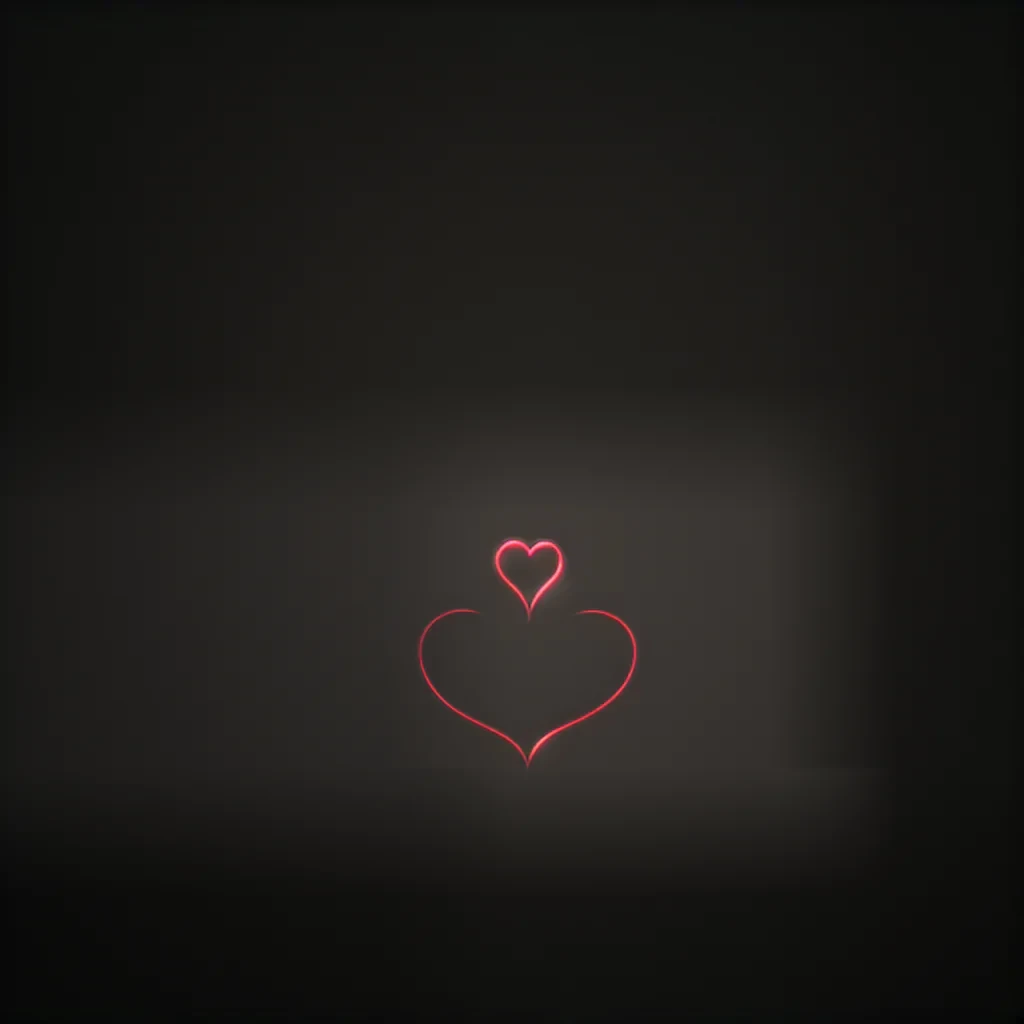 heart wallpaper black