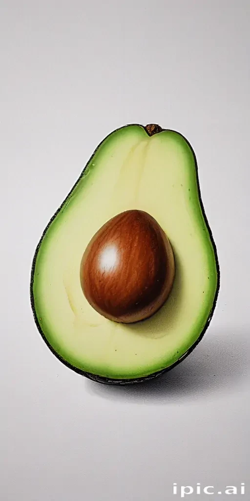avocado drawing