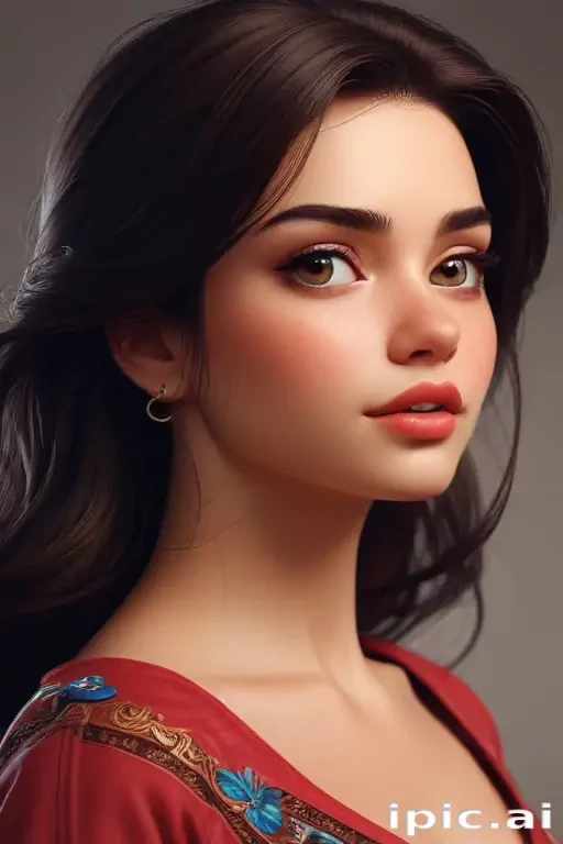 brunette cartoon characters