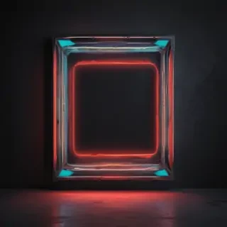 neon frame