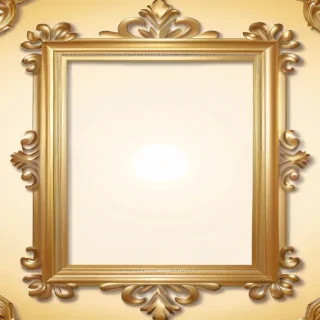 gold frame background