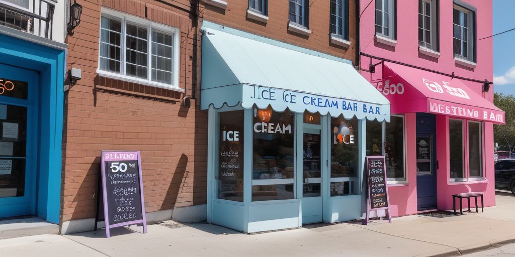 50 50 ice cream bar