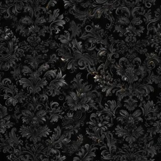 black wallpaper cute
