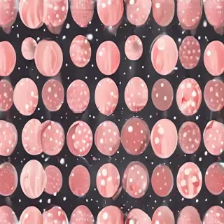 polka dots transparent