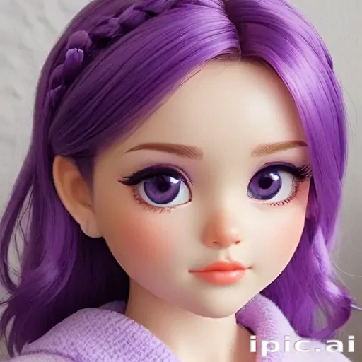 purple cute