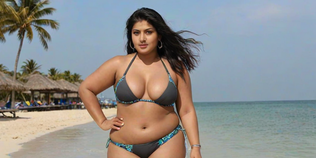 thick indian bikini