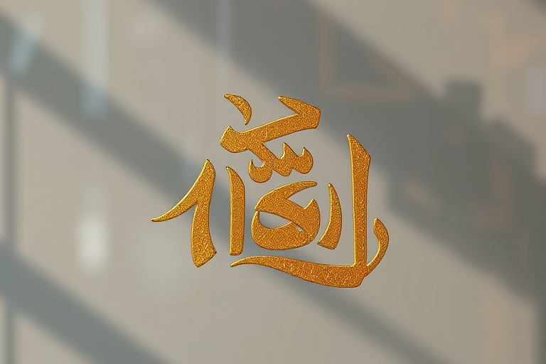 Create a high-resolution image of ornate golden calligraphy against a transparent background, captured with a Canon EOS 5D Mark IV, 50mm lens, aperture f/1.8, ISO 100, and natural light to enhance the details and reflections.