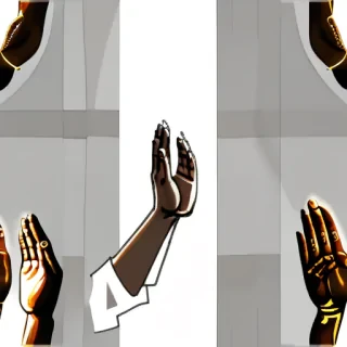 praying hands transparent