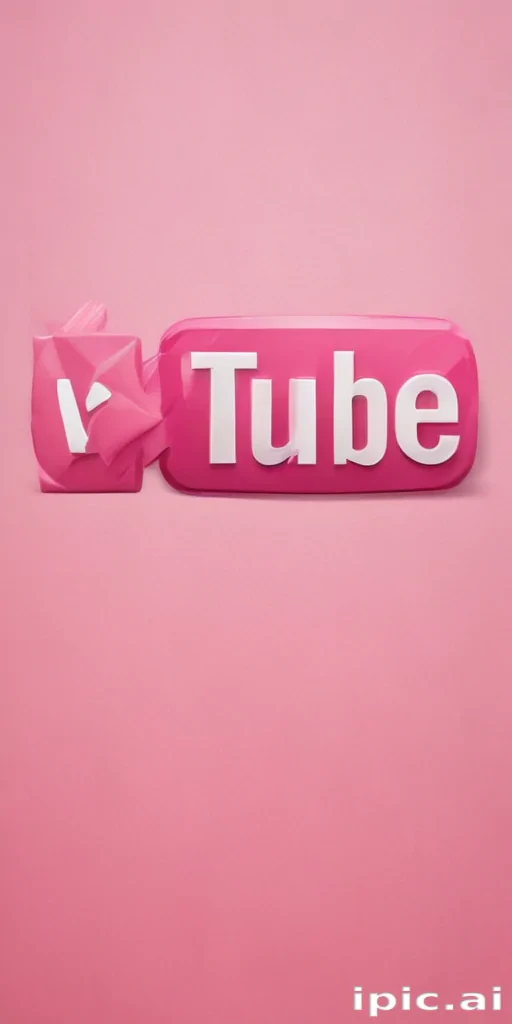 pink youtube logo
