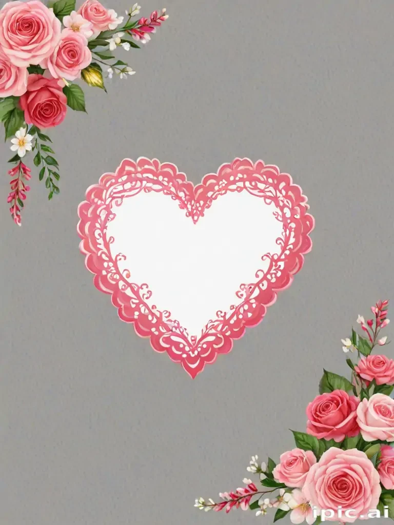 heart border png aesthetic