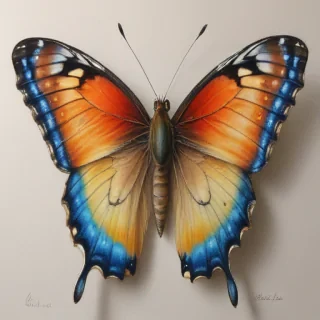 pictures of drawings of butterflies