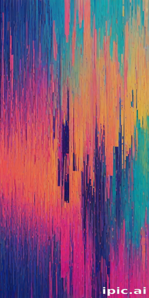 glitchy background
