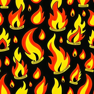fire doodle