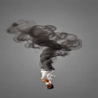 smoke no background