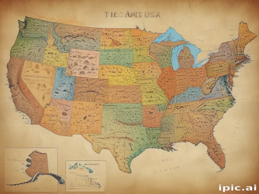 map of the usa states
