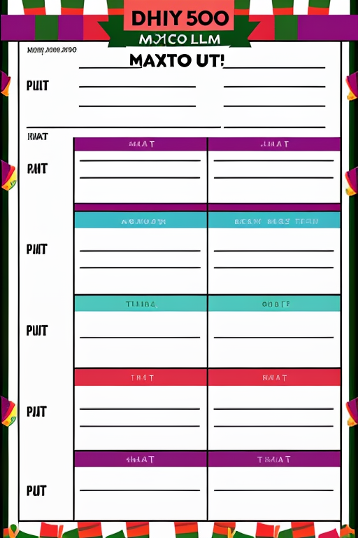 cinco de mayo potluck sign up sheet